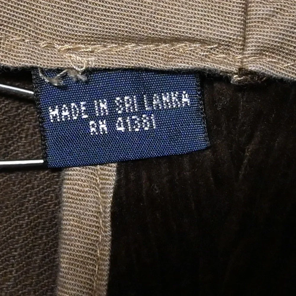 Polo Ralph Lauren Ethan Pant Mens Pleated Corduroy 40/30 Brown